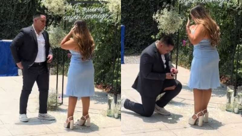 Se rompe pantalón en propuesta de matrimonio