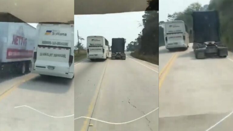 Captan un conductor de bus que arriesga a pasajeros en Honduras