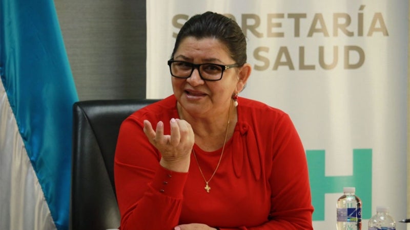 Carla Paredes, ministra de Salud.
