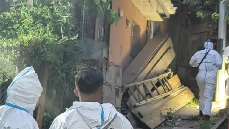 Muerto hombre casa Jardines de Toncontín