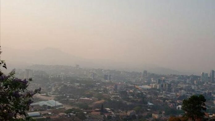 capa de humo Tegucigalpa