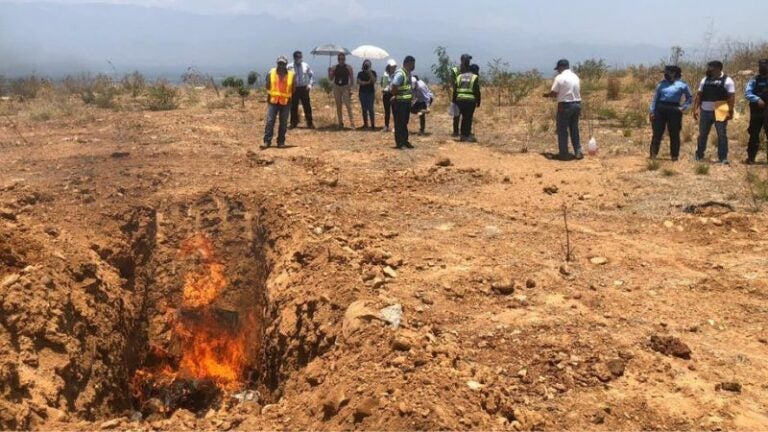 MP incinera droga decomisada en 93 casos diferentes en Comayagua