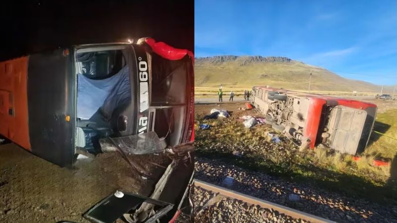 Al menos 11 muertos deja accidente de autobús en Perú