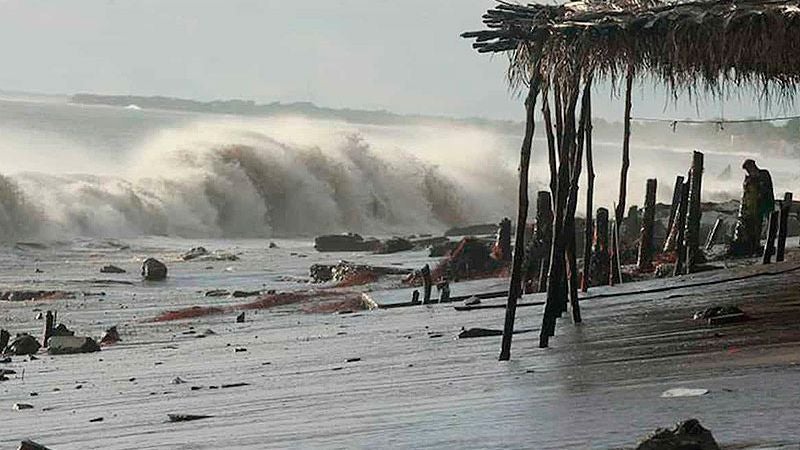 Marea alta Golfo Fonseca