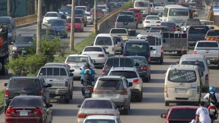 Caos vial en Tegucigalpa