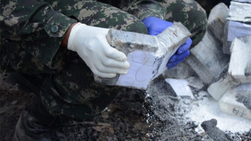 Desaparecen 144 kilos cocaína batallón