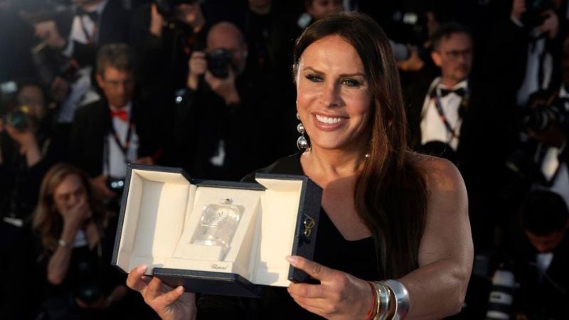 Karla Sofía la primera mujer trans en ganar el premio a la mejor actriz en Cannes