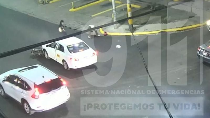 Accidente motociclista taxi TGU