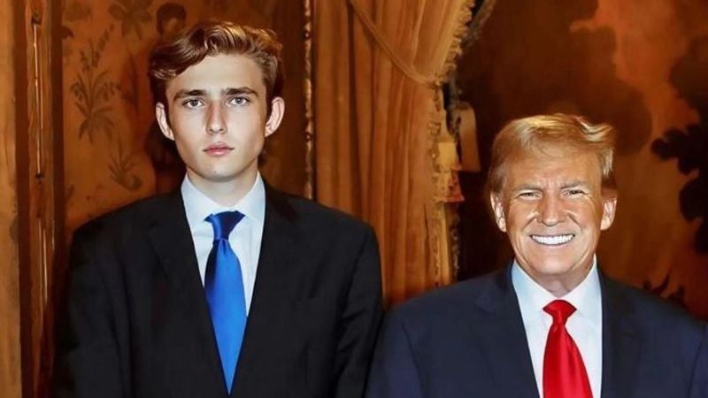 El hijo de Trump y Melania será delegado en la convención republicana