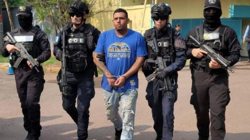 Dictan arresto provisional al extraditable Erick Fernando Raudales