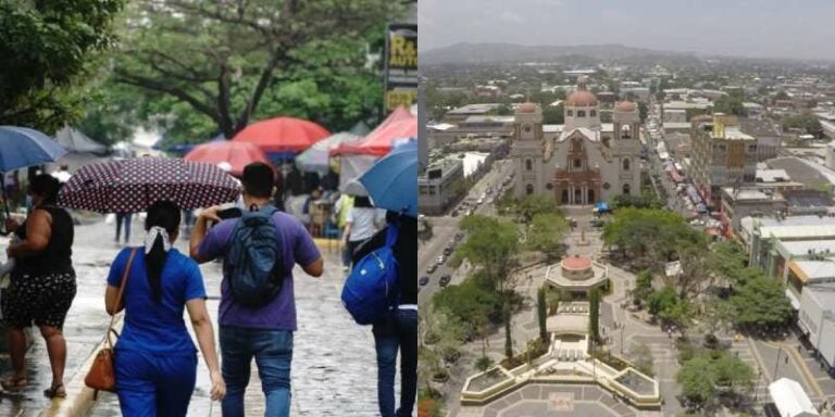 Lluvias imperarán en zona occidental y sur; clima seco en el resto del país