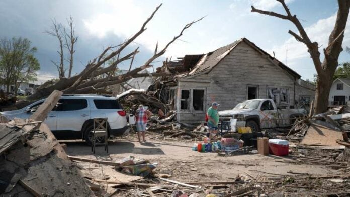 Los tornados han arrasado la región conocida como las Grandes Llanuras del sur de EEUU. (AFP).