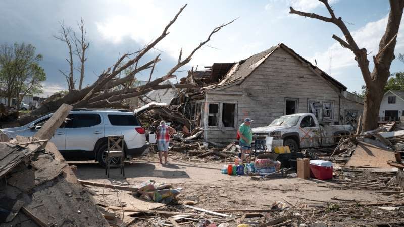 Los tornados han arrasado la región conocida como las Grandes Llanuras del sur de EEUU. (AFP).