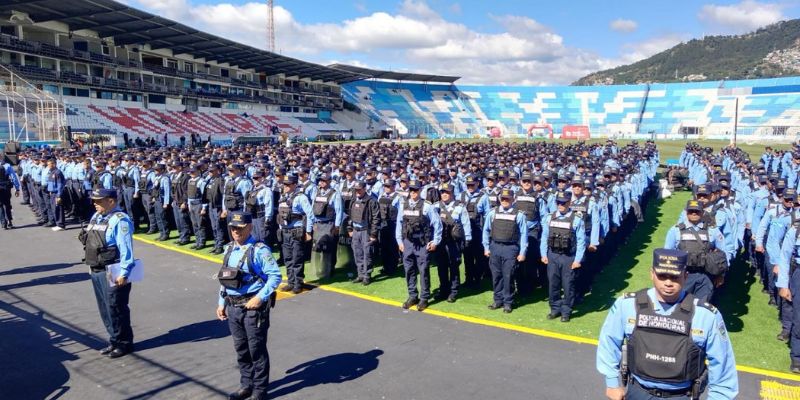 Más de mil policías resguardarán el partido de semifinales entre Olimpia-Motagua