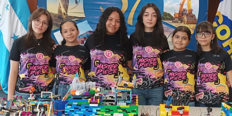 Delegación de niñas hondureñas participará en competencia de robótica