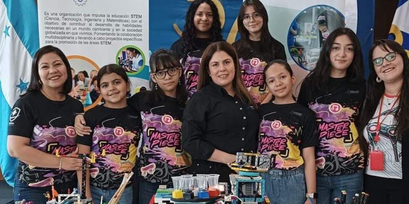 Delegación de niñas hondureñas participará en competencia de robótica