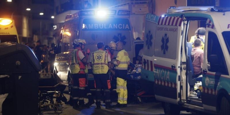 Cuatro muertos y unos veinte heridos por derrumbe de un restaurante en España