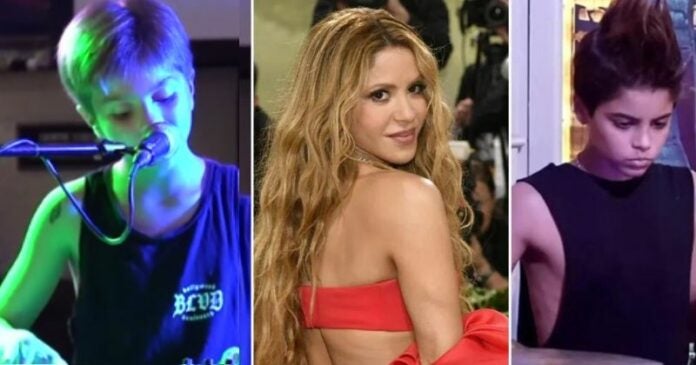 Shakira está muy orgullosa de sus pequeños.