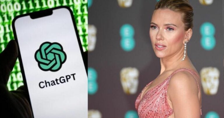 Scarlett Johanson enfurece tras escuchar similar su voz con la de ChatGPT