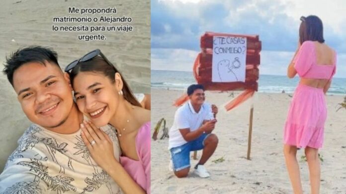 Hondureño matrimonio a su novia en Tela