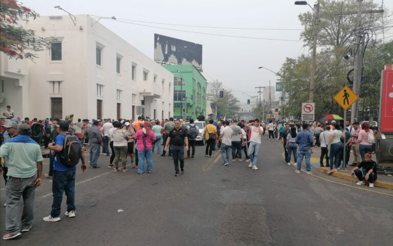 Protesta alcaldía