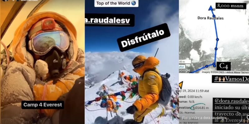 ¡Orgullo! la hondureña Dora Raudales finalmente conquista el monte Everest
