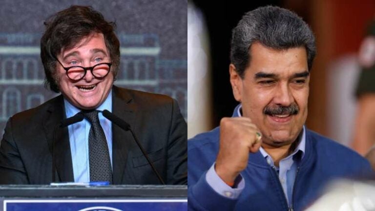 «Dictador»: Javier Milei descarta hablar con Nicolás Maduro