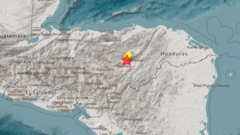 Nuevo sismo en Gualaco