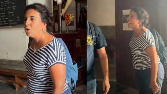 Mujer asegura que usar short dentro de la iglesia 