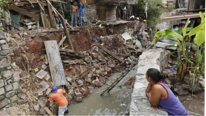 Inundaciones en Tegucigalpa