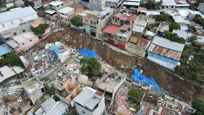 colonias en riesgo por lluvias