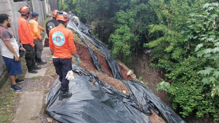 Familias afectadas por lluvias