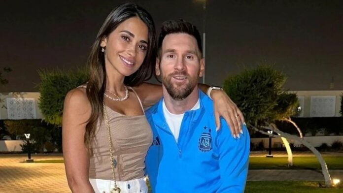 Pareja de Messi