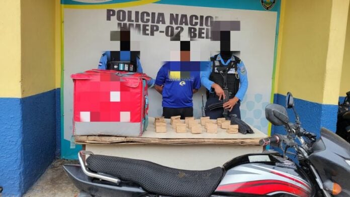 Capturan a sujeto que transportaba droga vestido de Delivery