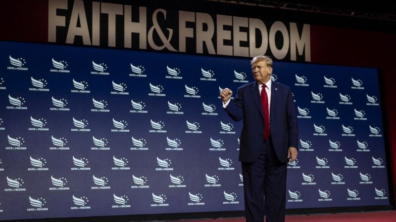 Trump pide apoyo masivo en las urnas a los evangélicos de EEUU