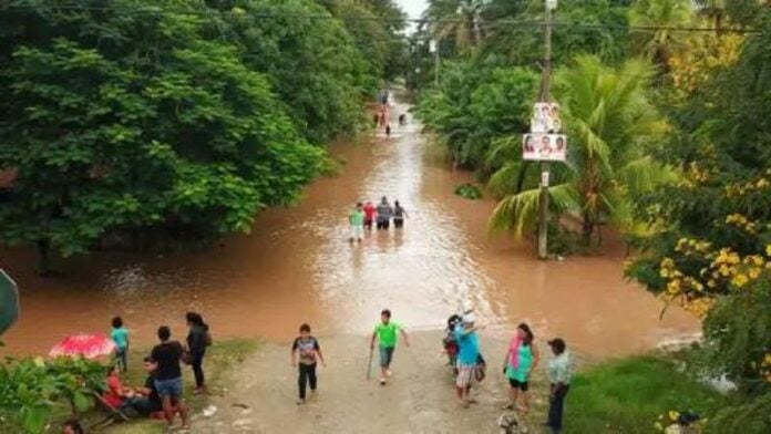 Afectados por lluvias en Honduras