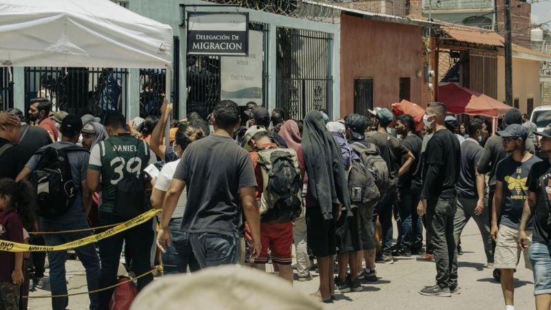 Migrantes en Honduras