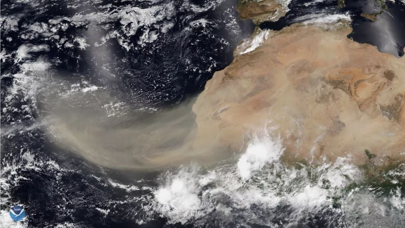 Nube polvo Sáhara Honduras