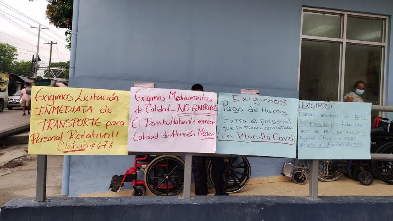 Tomas en el IHSS