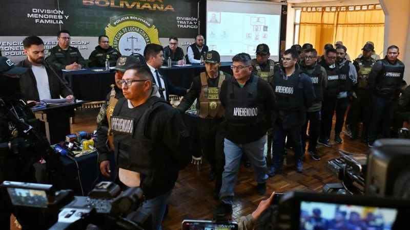 Bolivia detiene a 17 sospechosos de intento de golpe de Estado contra Arce