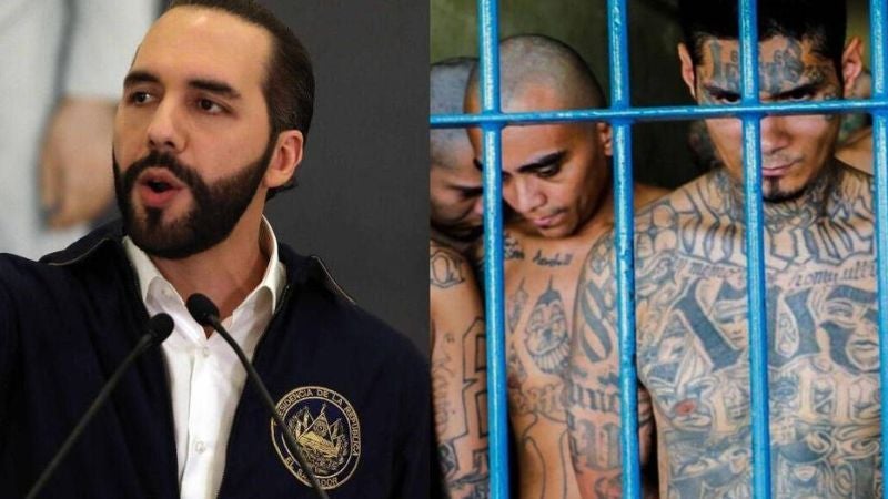 Pandillas en El Salvador.