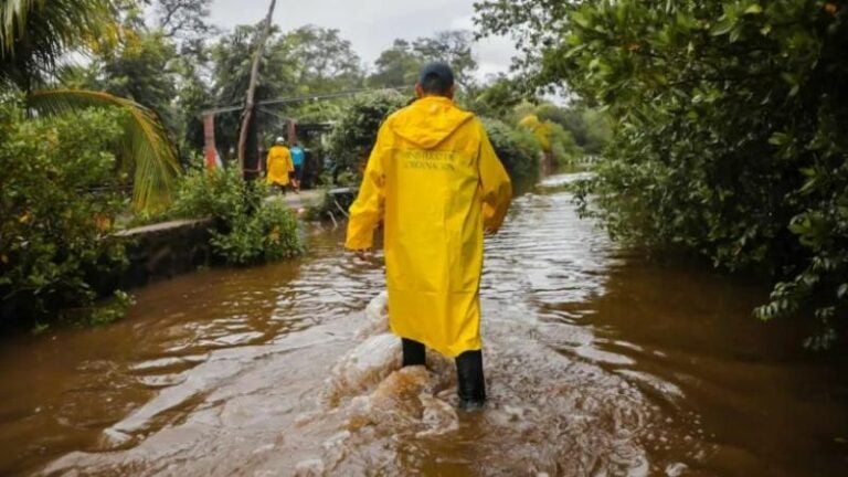 Muertos por lluvia en Centroamérica.