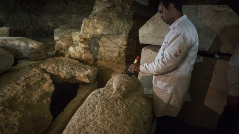 Egipto anuncia el descubrimiento de 33 tumbas antiguas cerca de Asuán