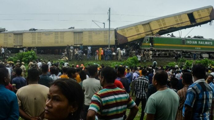 Accidente de tren de la India