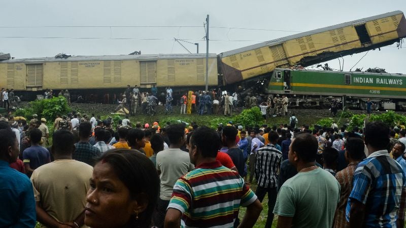 Accidente de tren de la India