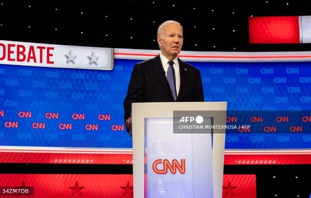 Biden y Trump se enfrentan en el primer debate presidencial