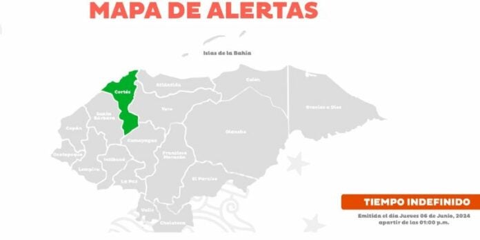 Cortés baja a alerta verde por contaminación ambiental