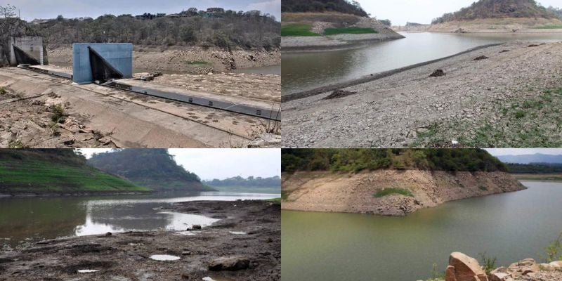 En un 23% se encuentran los niveles de agua en la represa Los Laureles de la capital