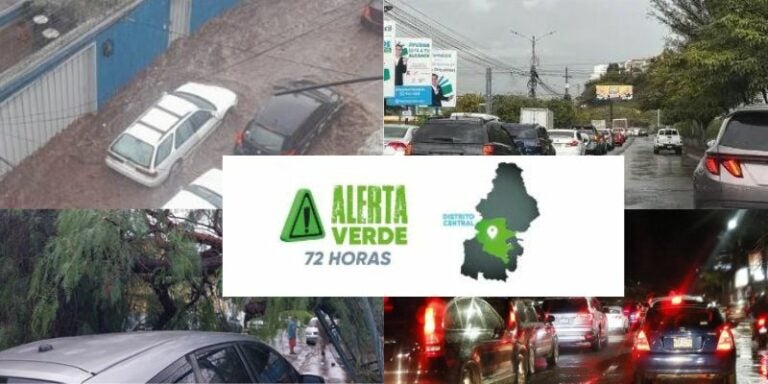 AMDC declara alerta verde en la capital por riegos de inundación