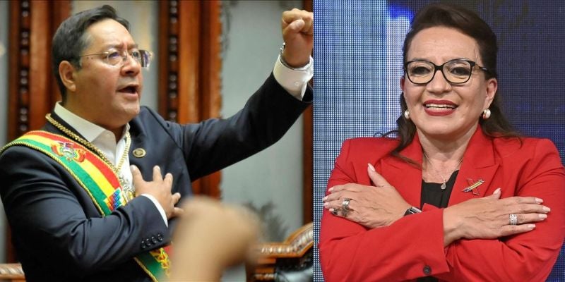 Luis Arce agradece su respaldo a la presidenta Xiomara Castro